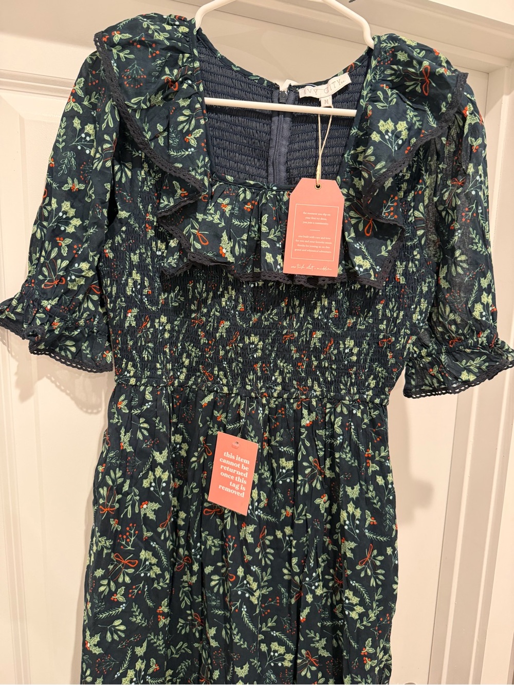 NEW IVY CITY GRACIE DRESS IN‎ HOLLY SIZE: M - Picture 4 of 8
